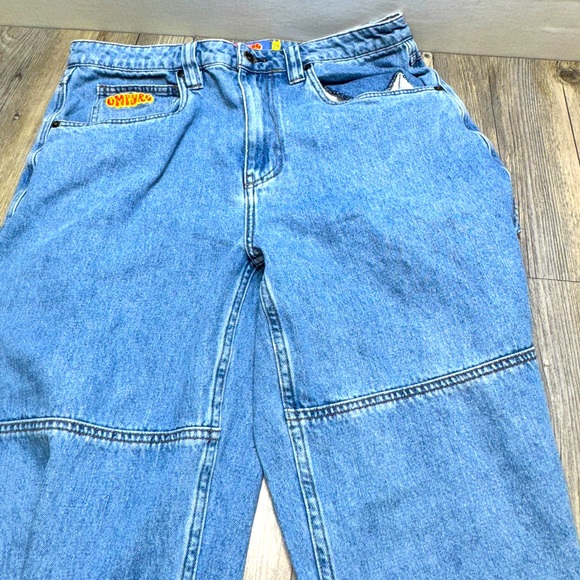 Vintage Empyre Relaxed Fit Carpenter Jeans Sz 32 Distressed Denim Streetwear 90s - Picture 1 of 9